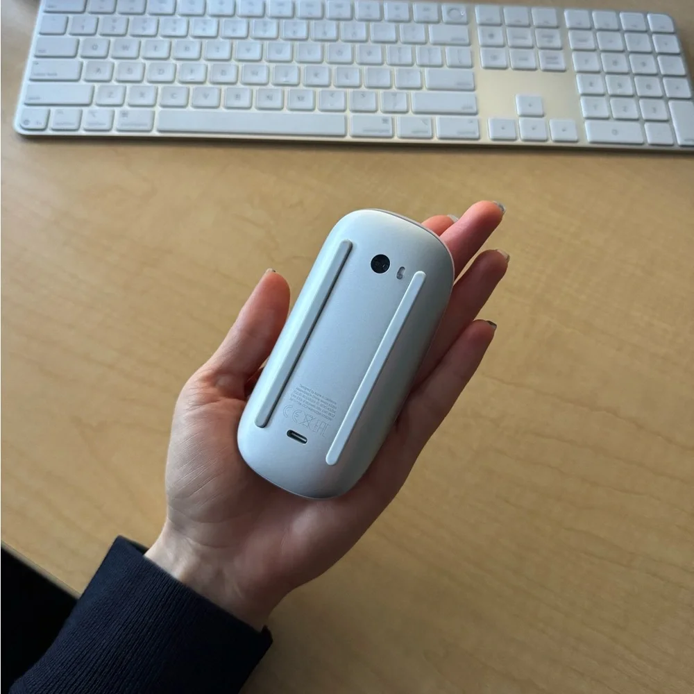 Apple Magic Mouse (USB‑C) - White Multi-Touch Surface